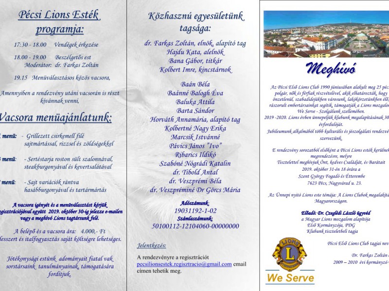 I. Pécsi Lions Est